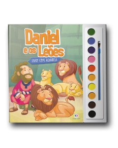 Livro Daniel e os Leões (Livro com Aquarela)