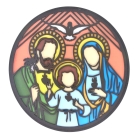 Quadro Sagrada Família Mosaico