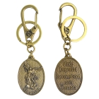 Chaveiro Medalha de São Miguel - Ouro Velho
