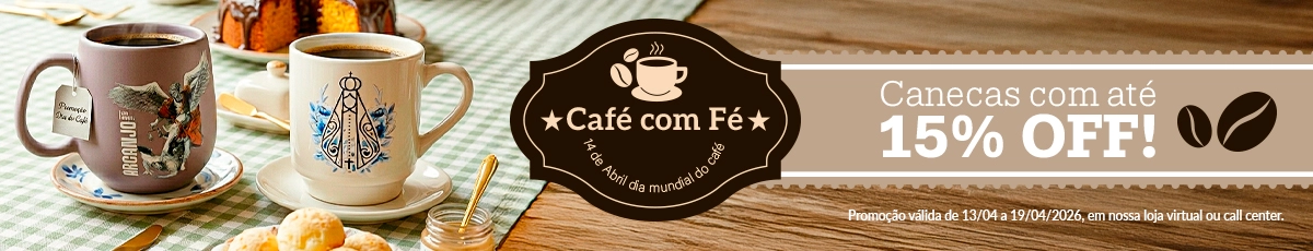 Banner café com fé
