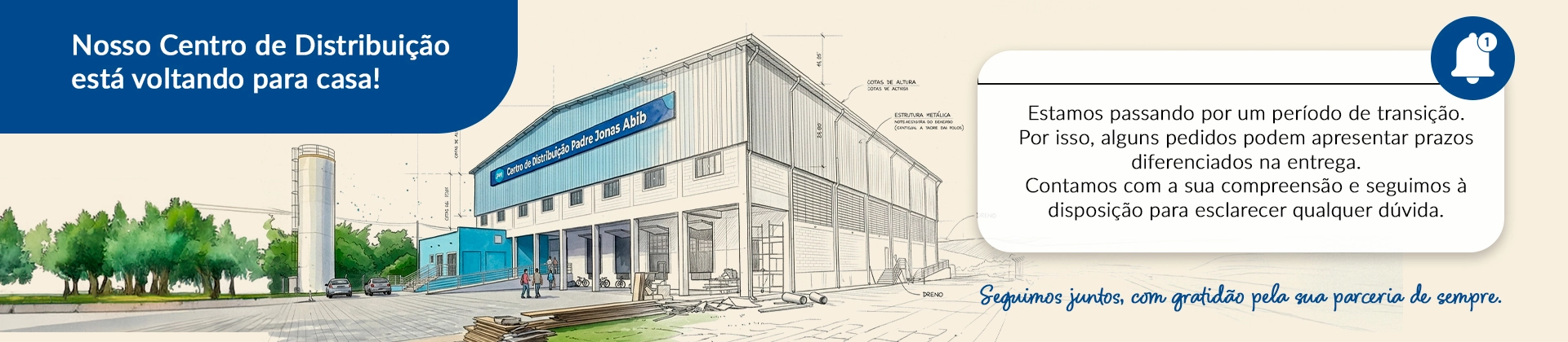 Banner principal mudança logística