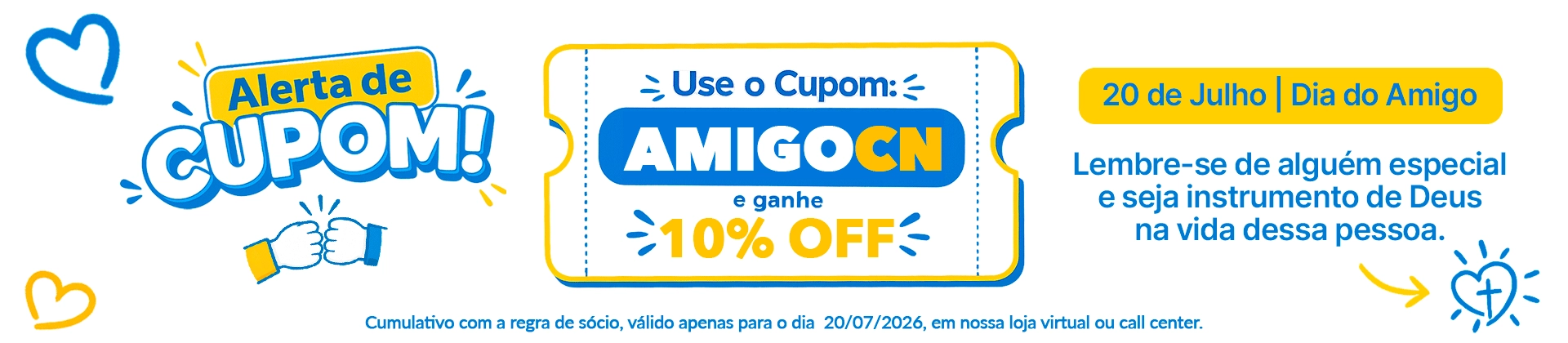 Banner principal cupom amigo cn