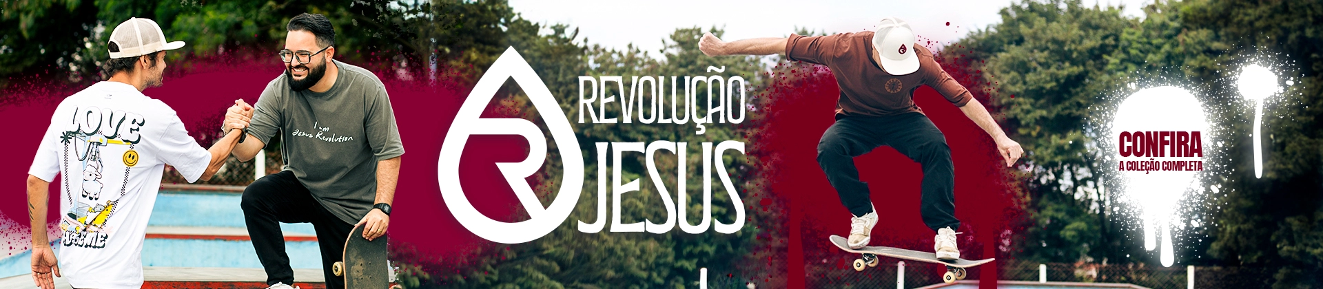 Banner principal Vestuário Revolução Jesus Banner principal Vestuário Revolução Jesus