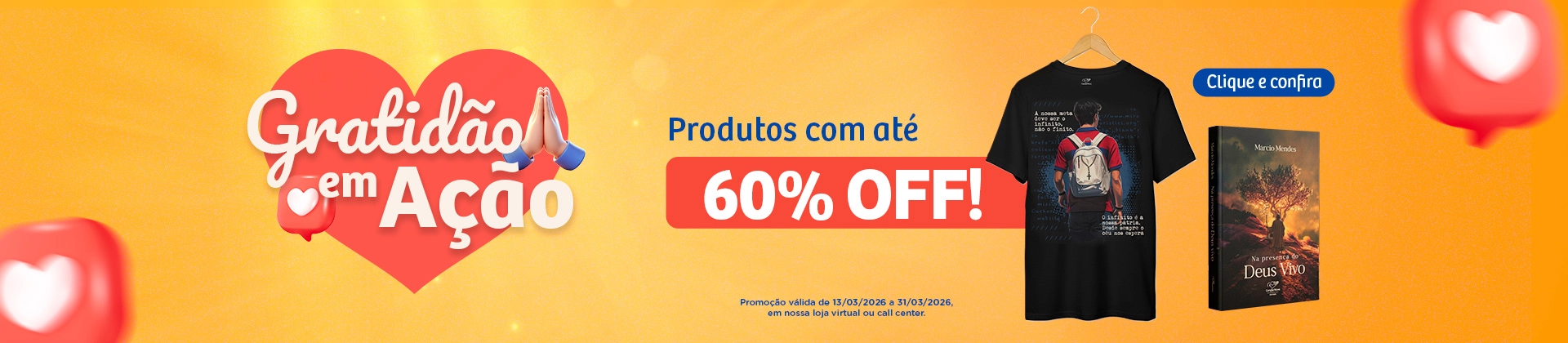 Banner principal gratidão em ação