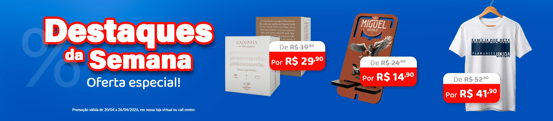 Banner principal destaque da semana 20/04