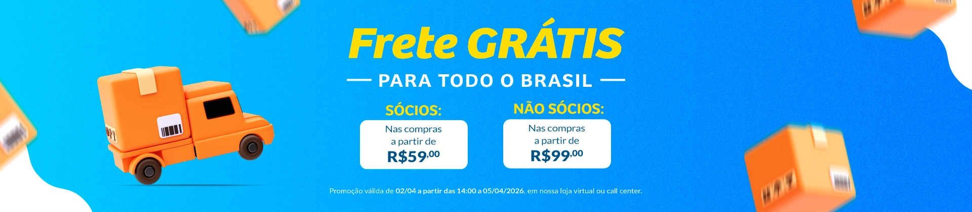 Banner principal frete grátis 