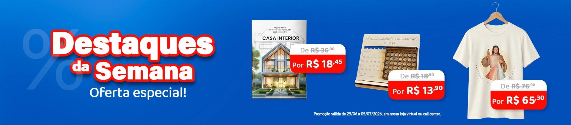 Banner principal destaque da semana Banner principal destaque da semana