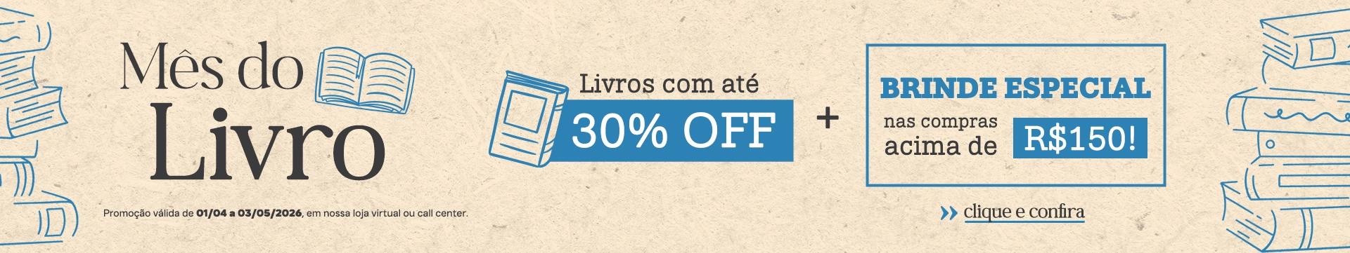 Banner principal mês do livro