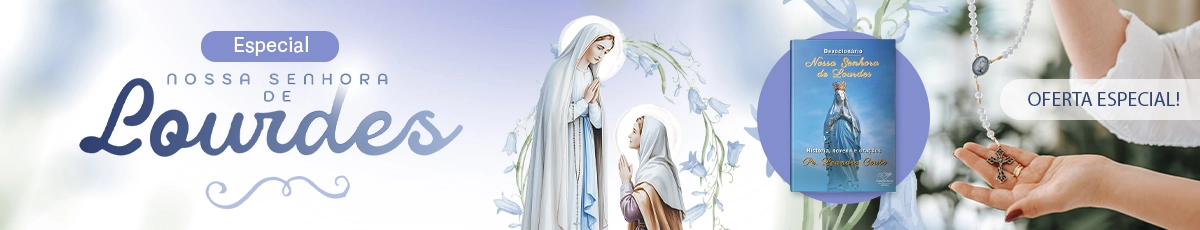 Banner especial nossa senhora de lourdes