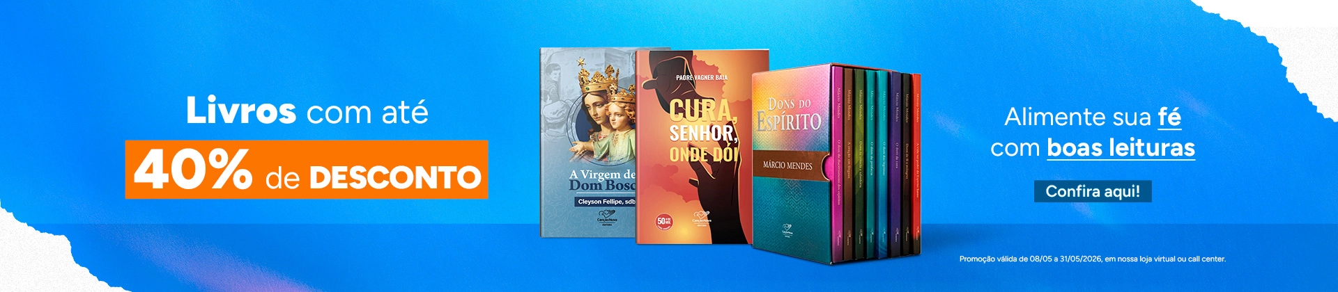 Banner principal livros com 40% Banner principal livros com 40%