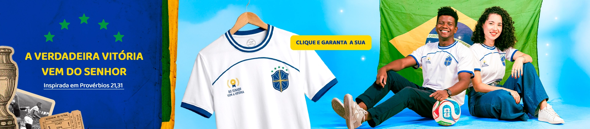 Banner principal lançamento vestuário copa