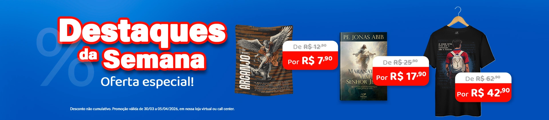 Banner principal destaques da semana 30 Banner principal destaques da semana 30