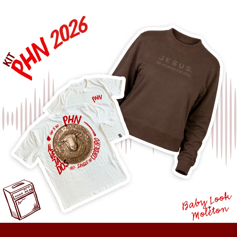 Kit PHN - Baby look + Moletom Kit PHN - Baby look + Moletom