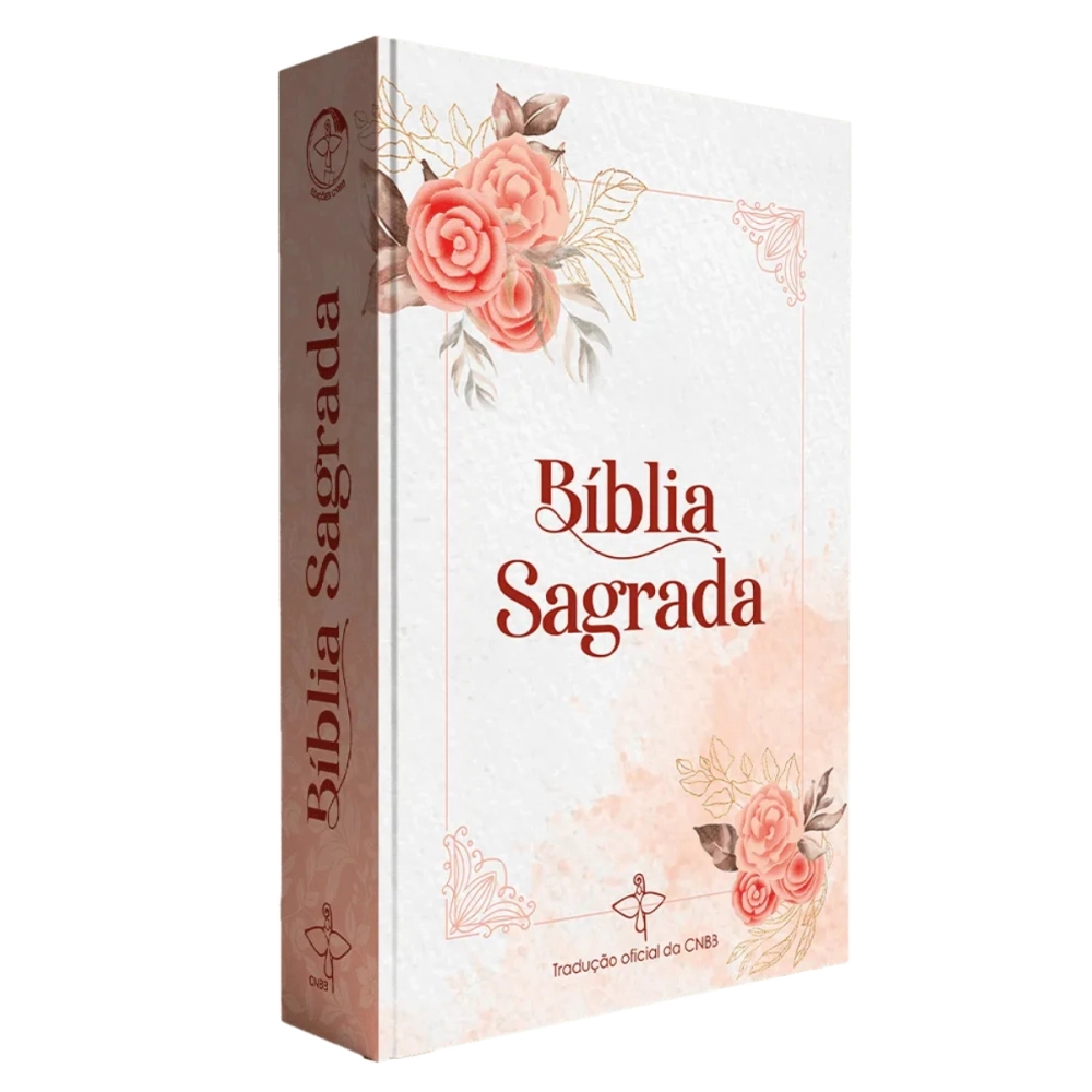 Bíblia Sagrada Tradução Oficial da CNBB - Capa Salmão - Feminina