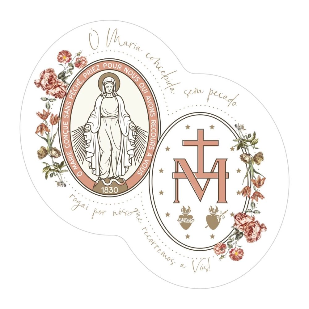 Adesivo Nossa Senhora das Graças Adesivo Nossa Senhora das Graças