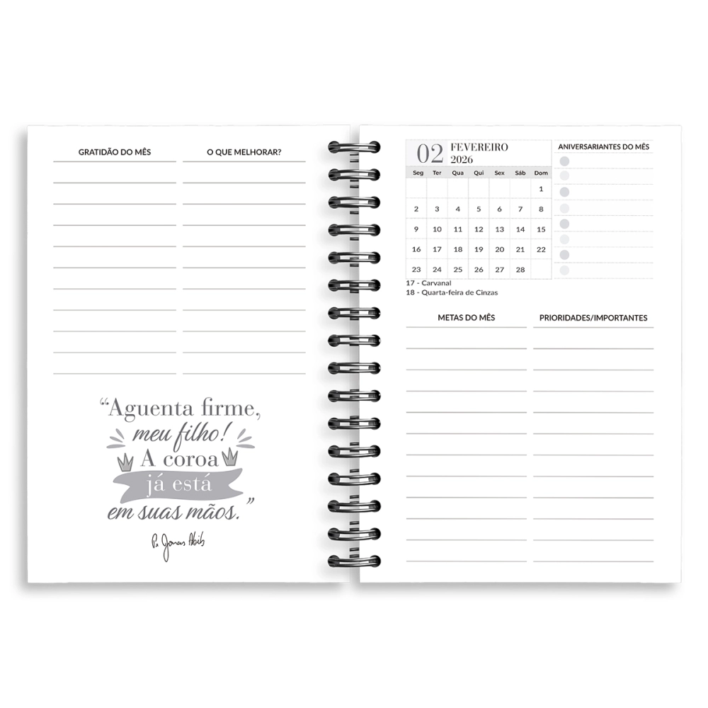 Agenda 2026 - Nossa Senhora das Graças Agenda 2026 - Nossa Senhora das Graças