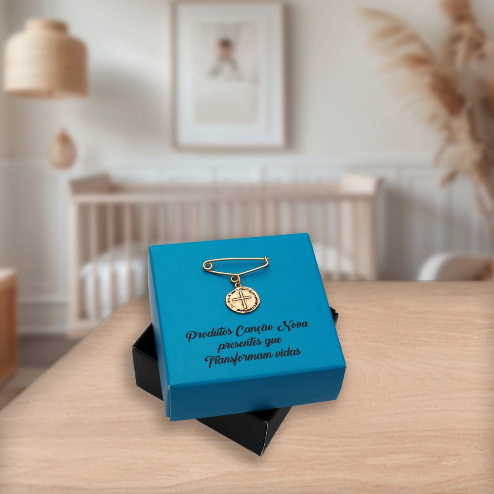 Alfinete Medalha das Duas Cruzes