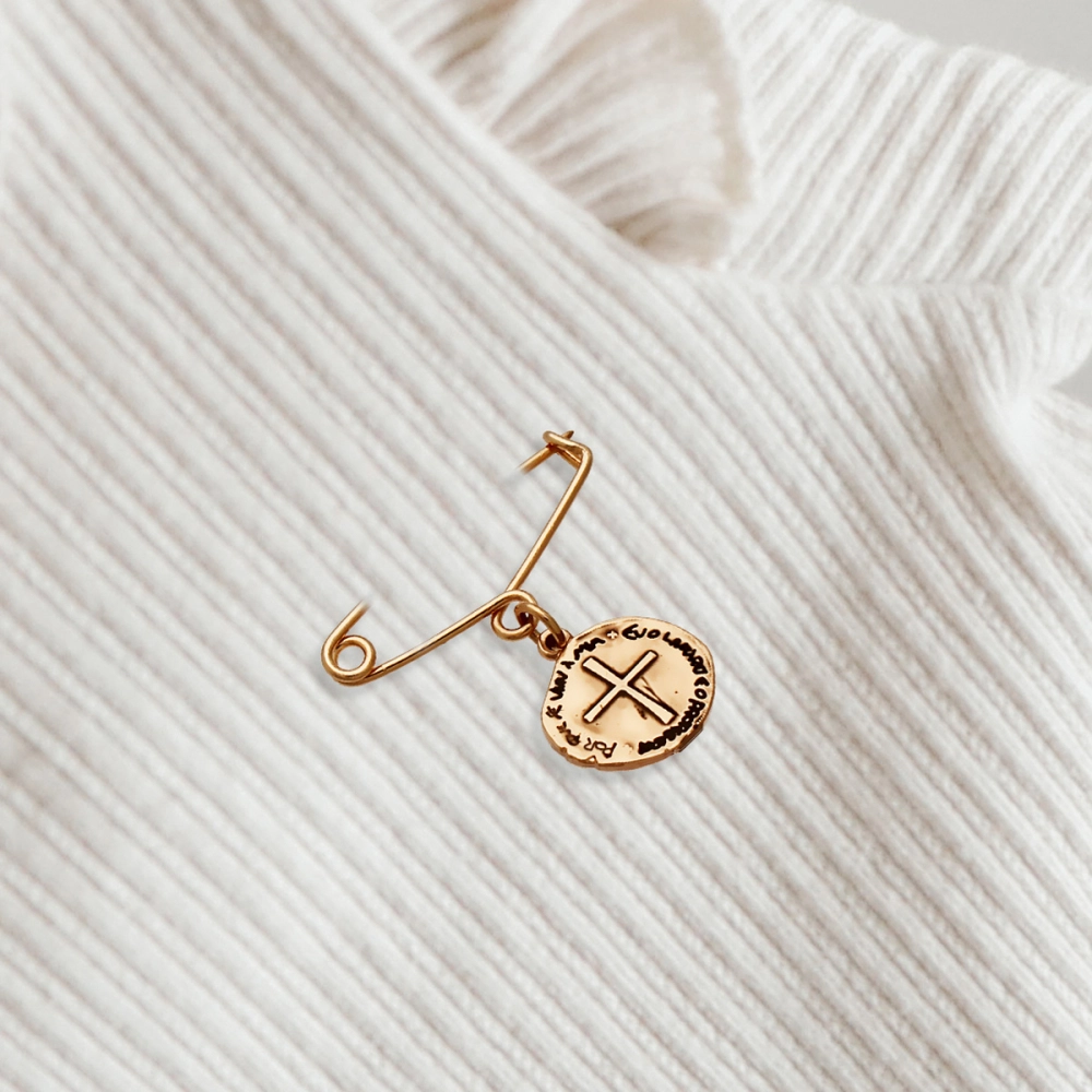 Alfinete Medalha das Duas Cruzes