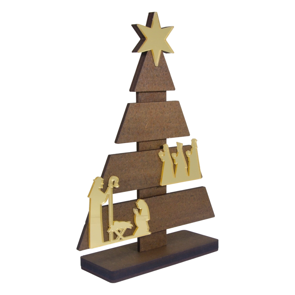Árvore Natal com Presépio