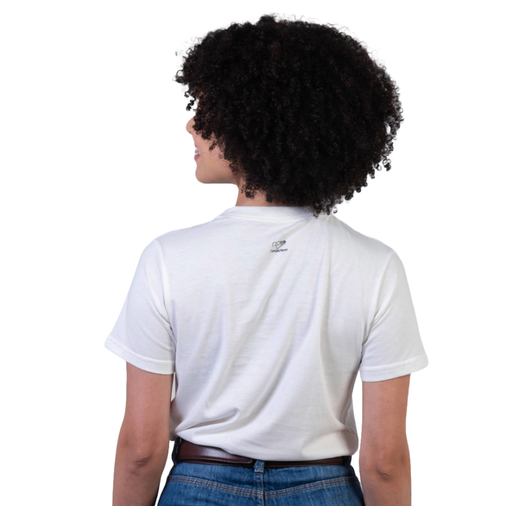 Baby Look Construir Pontes, Não Muros - Papa Francisco Baby Look Construir Pontes, Não Muros - Papa Francisco