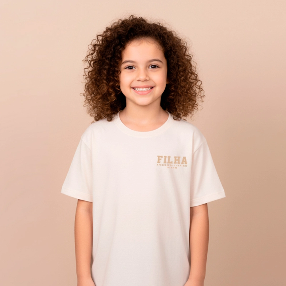 Baby Look Infantil Filha, Aprendendo o Caminho do Amor