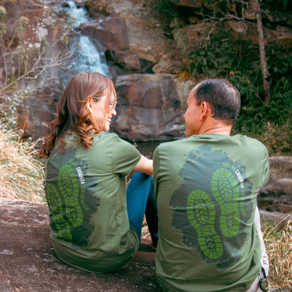 Baby Look não há Conquista sem Sacrifício (Programa Preservação Ambiental) Baby Look não há Conquista sem Sacrifício (Programa Preservação Ambiental)