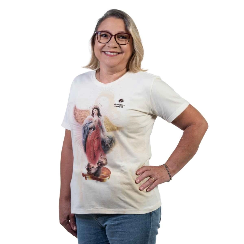 Baby Look Nossa Senhora do Apocalipse Baby Look Nossa Senhora do Apocalipse