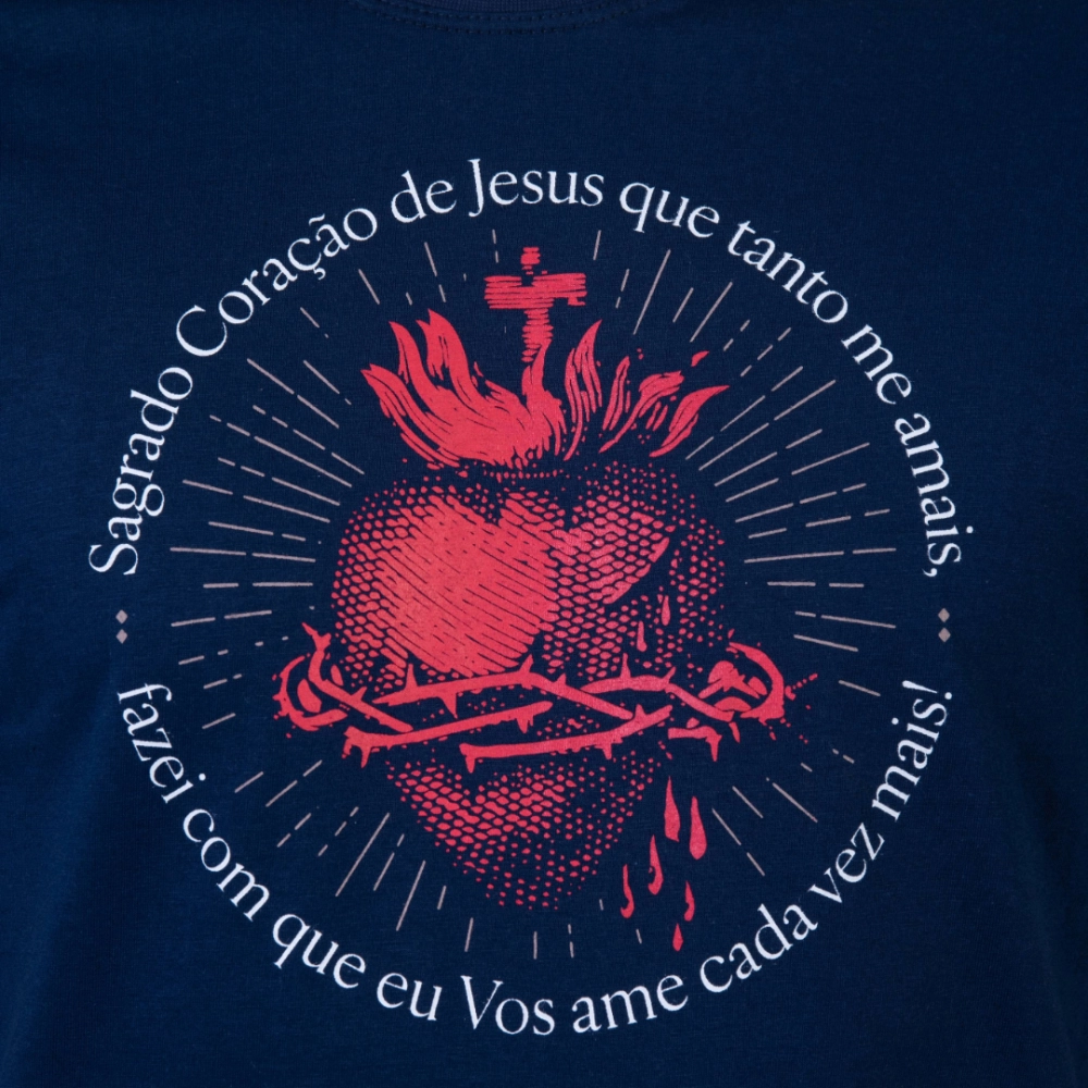 Baby Look Sagrado Coração de Jesus Baby Look Sagrado Coração de Jesus