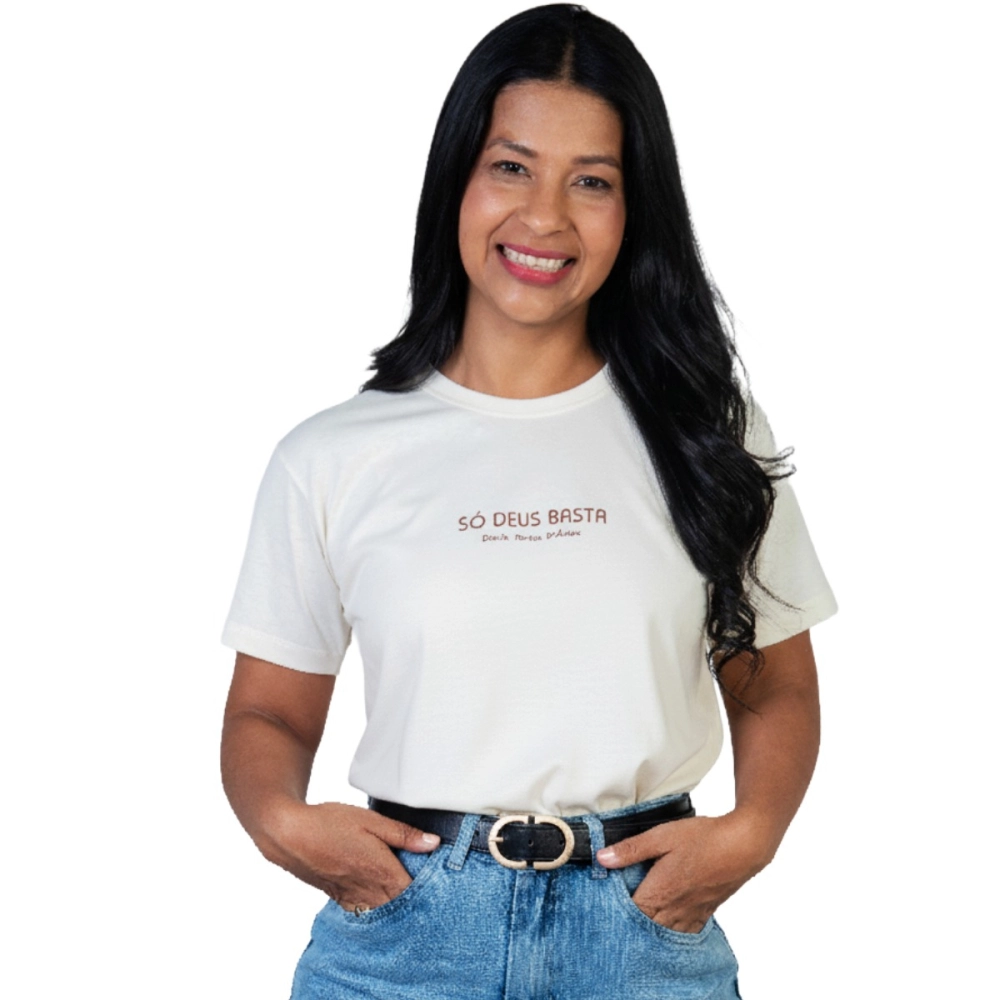 Baby Look Só Deus Basta Baby Look Só Deus Basta