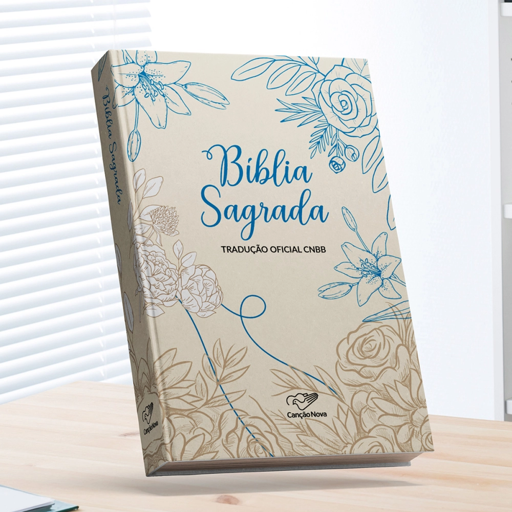 Bíblia Sagrada Tradução Oficial CNBB - Capa Dura Floral Bíblia Sagrada Tradução Oficial CNBB - Capa Dura Floral