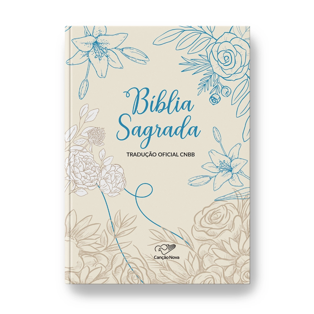 Bíblia Sagrada Tradução Oficial CNBB - Capa Dura Floral Bíblia Sagrada Tradução Oficial CNBB - Capa Dura Floral