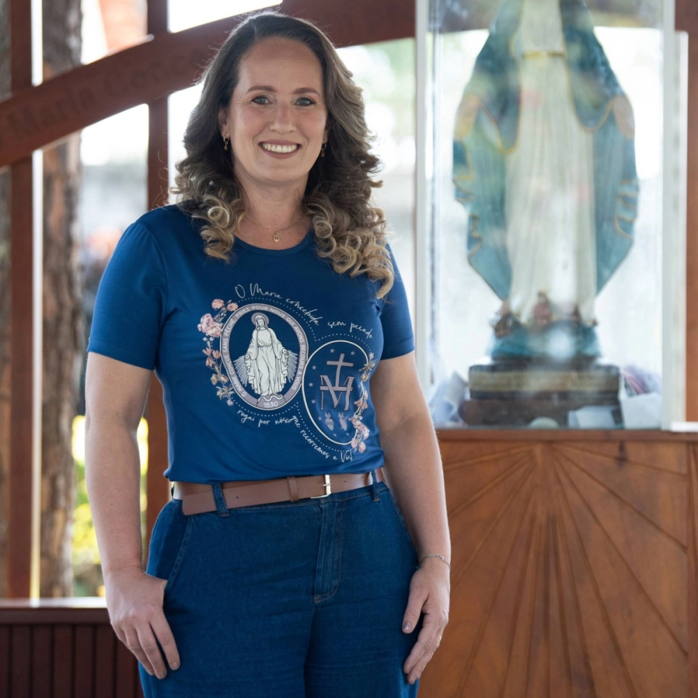 Blusa Medalha Nossa Senhora Das Graças Blusa Medalha Nossa Senhora Das Graças