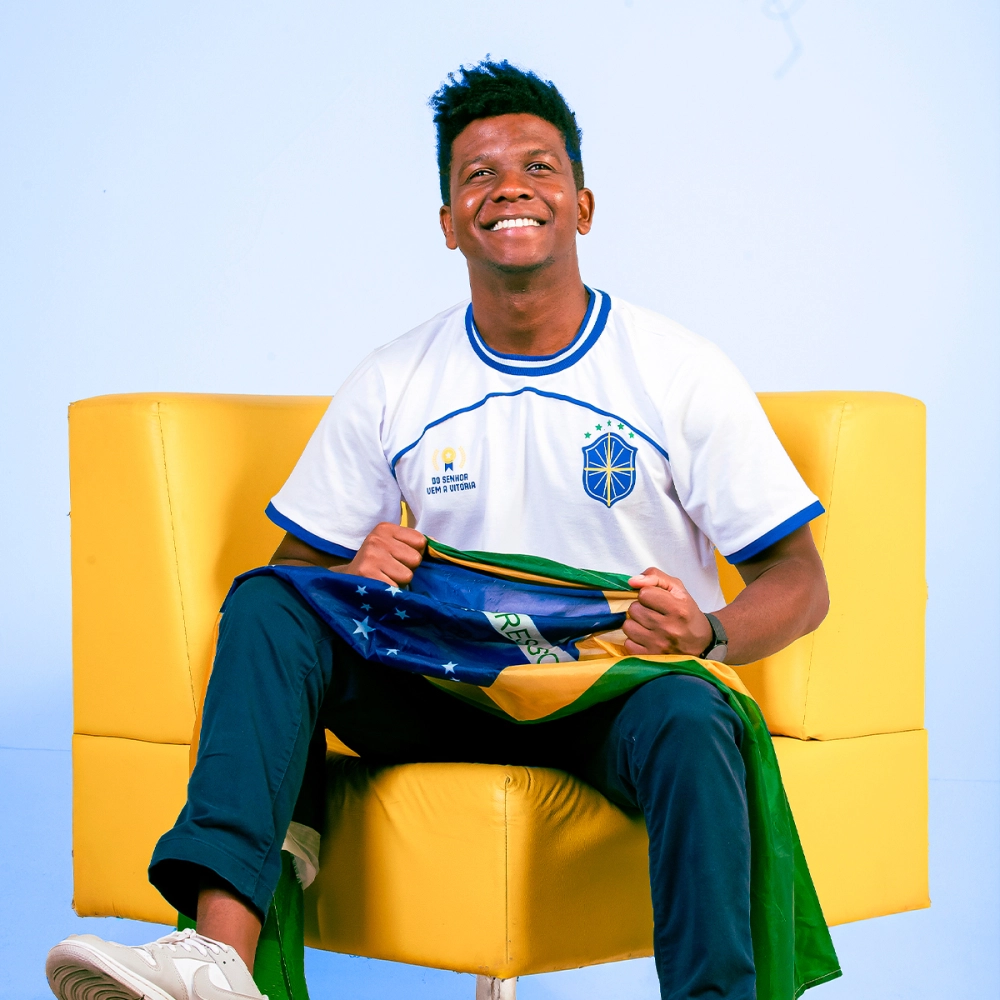 Camiseta do Senhor Vem a Vitória