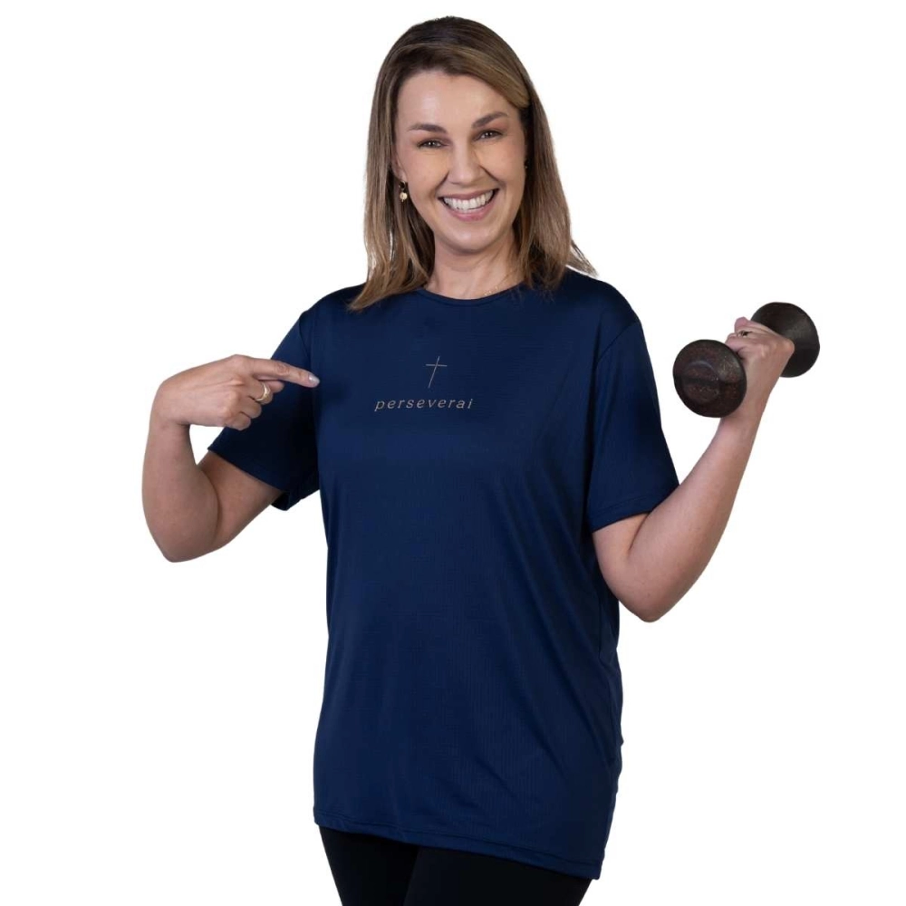 Camiseta Dry Fit Perseverai Camiseta Dry Fit Perseverai