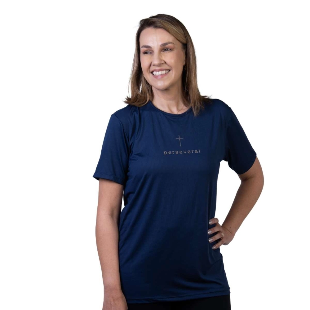 Camiseta Dry Fit Perseverai Camiseta Dry Fit Perseverai