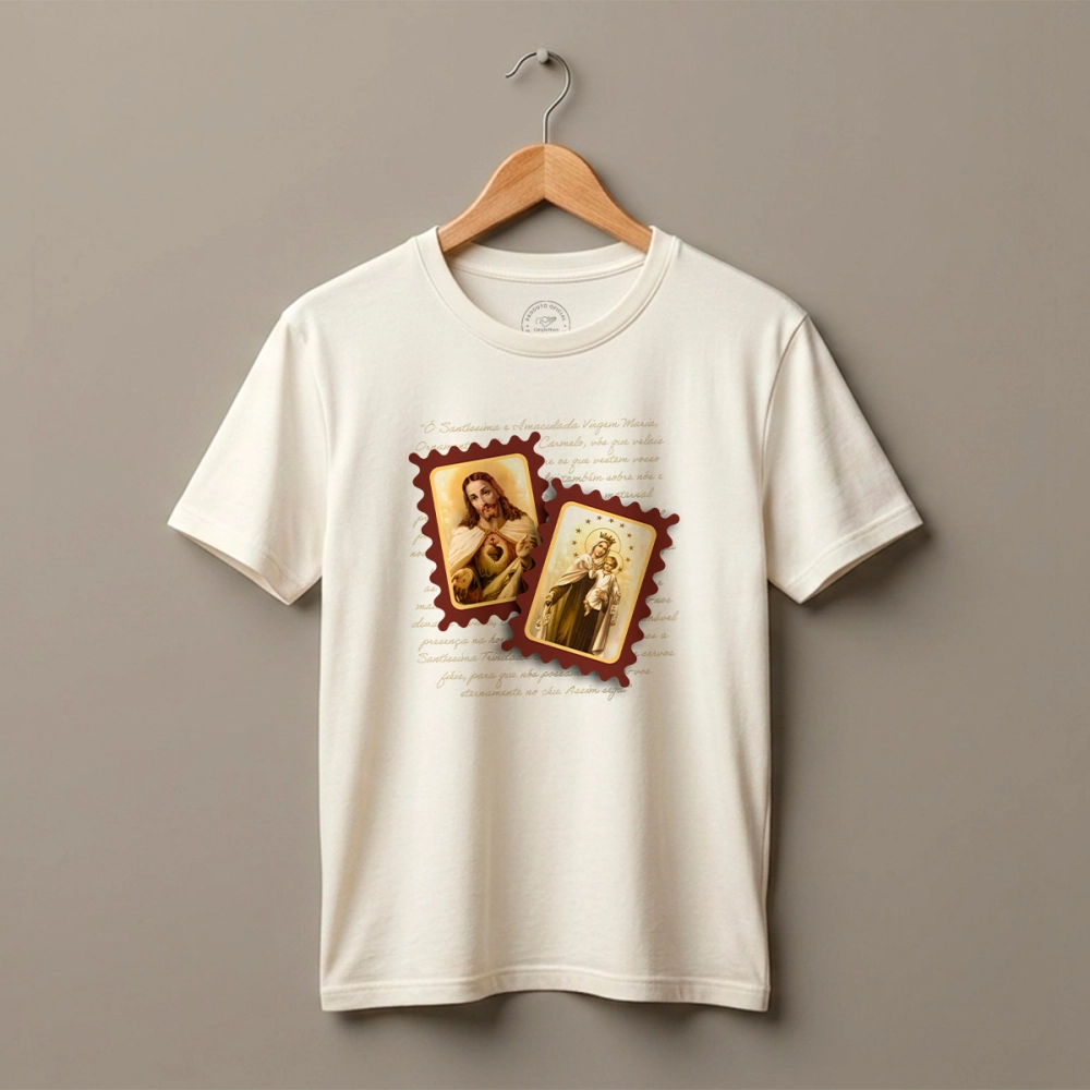 Camiseta Escapulário Nossa Senhora do Carmo