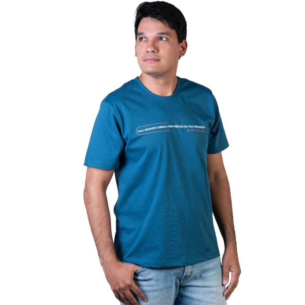 Camiseta Fica Senhor Comigo Camiseta Fica Senhor Comigo