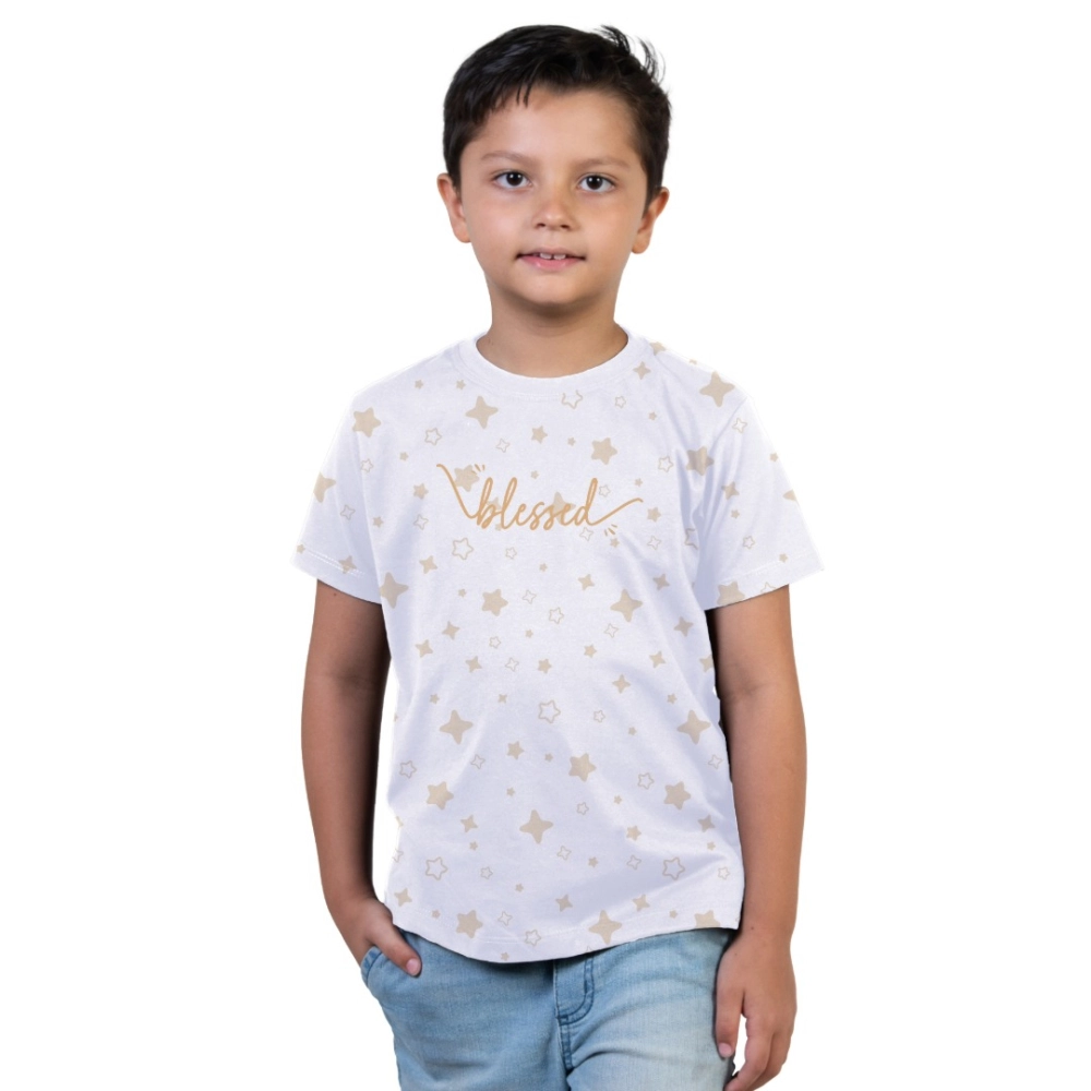 Camiseta Infantil Blessed Camiseta Infantil Blessed