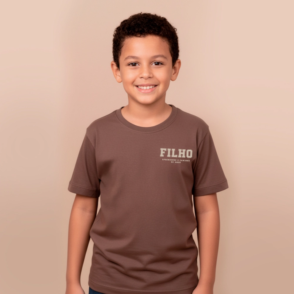 Camiseta Infantil Filho, Aprendendo o Caminho do Amor
