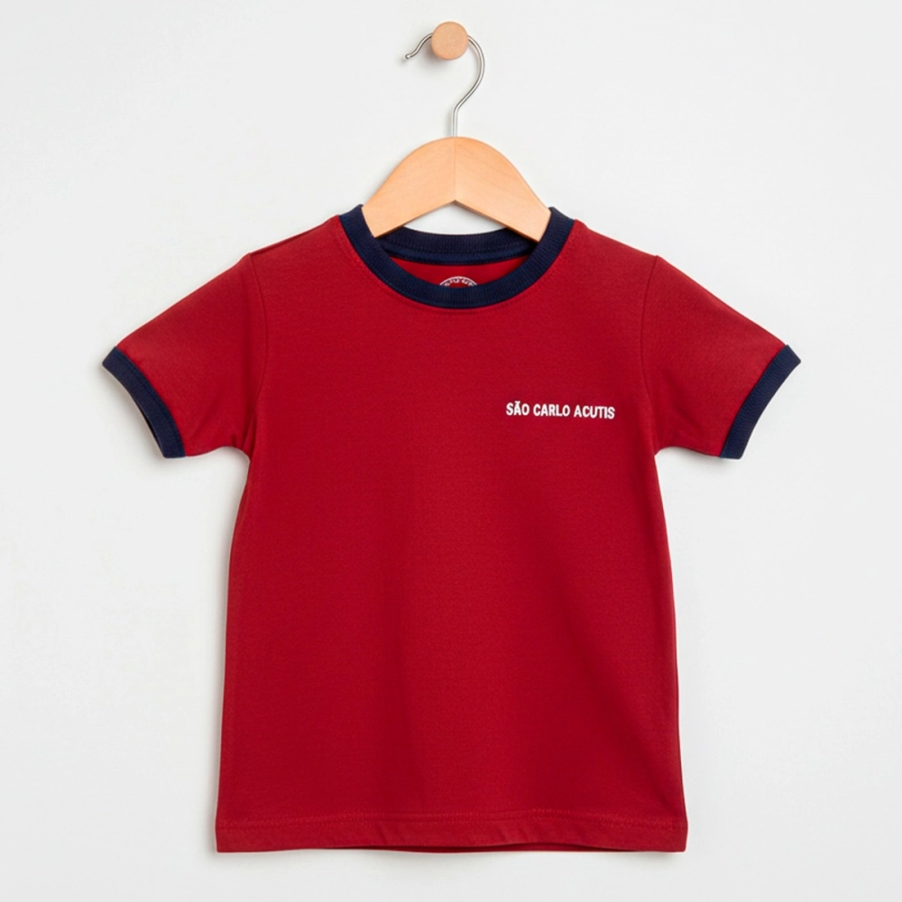 Camiseta Infantil São Carlo Acutis