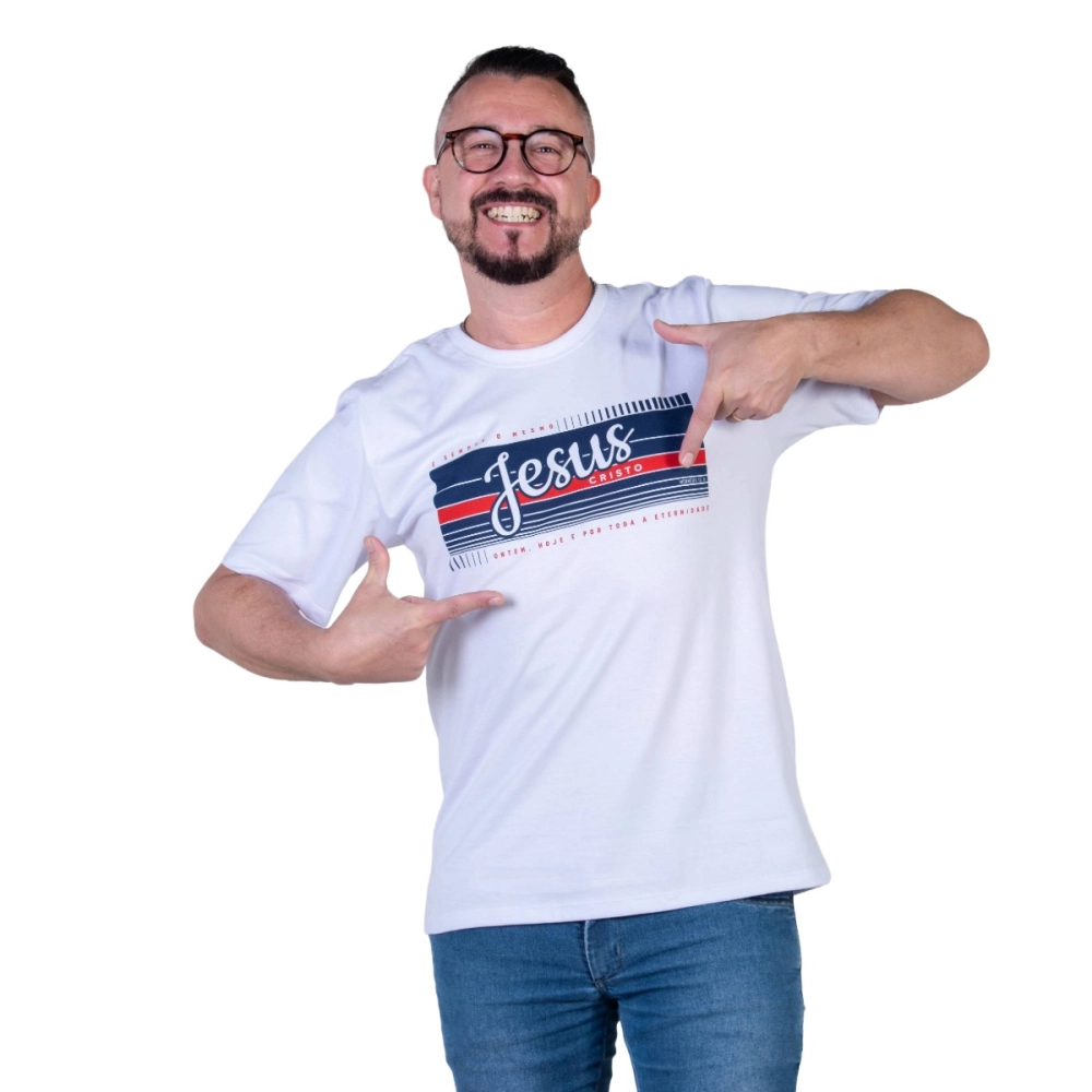 Camiseta Jesus Cristo é Sempre o Mesmo Camiseta Jesus Cristo é Sempre o Mesmo