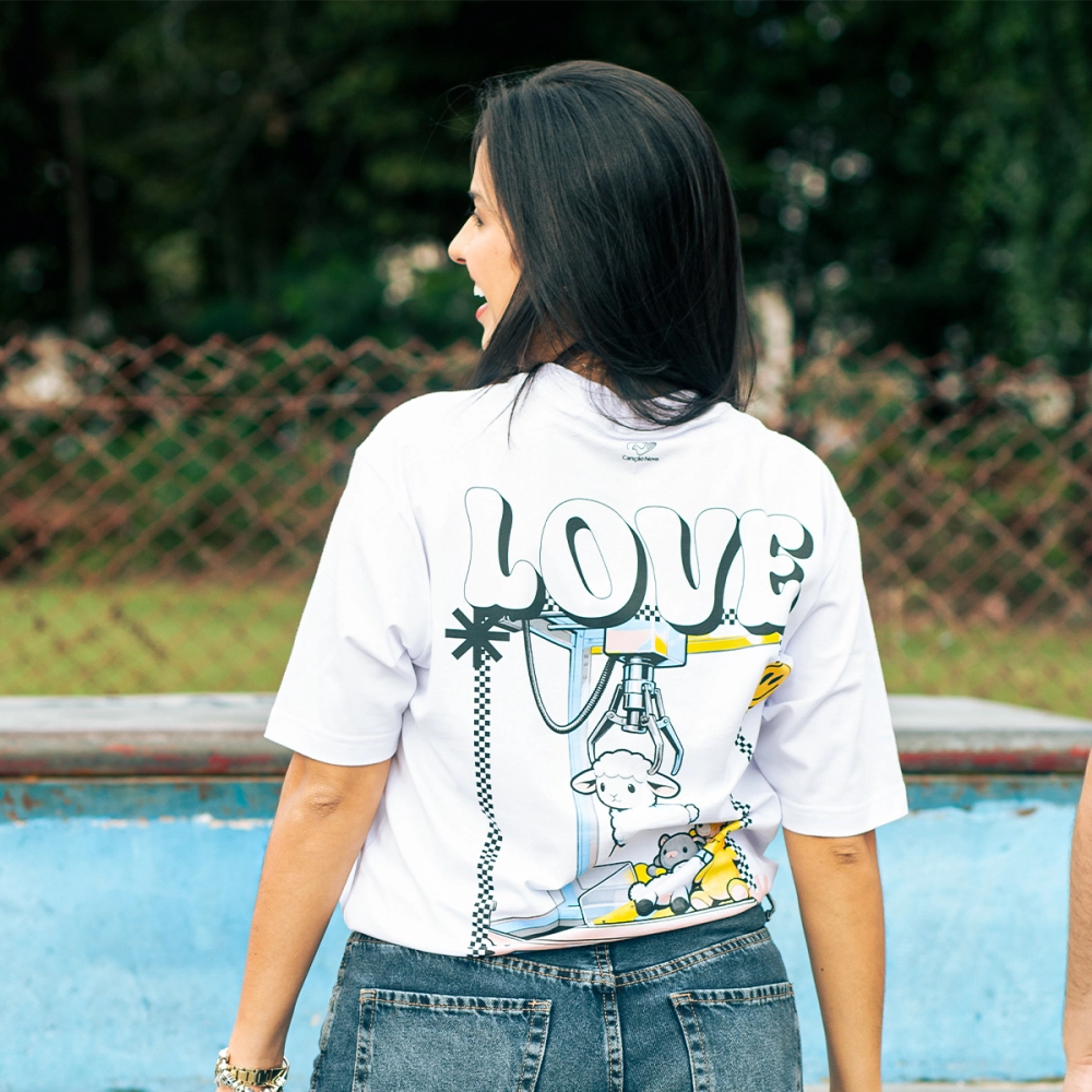 Camiseta Oversized Love Chose Me