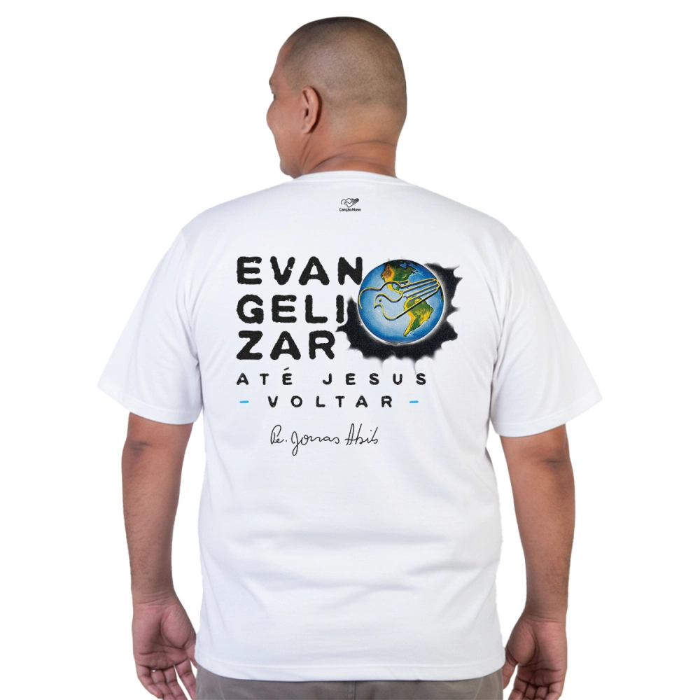 Camiseta Plus Size Evangelizar Até Jesus Voltar