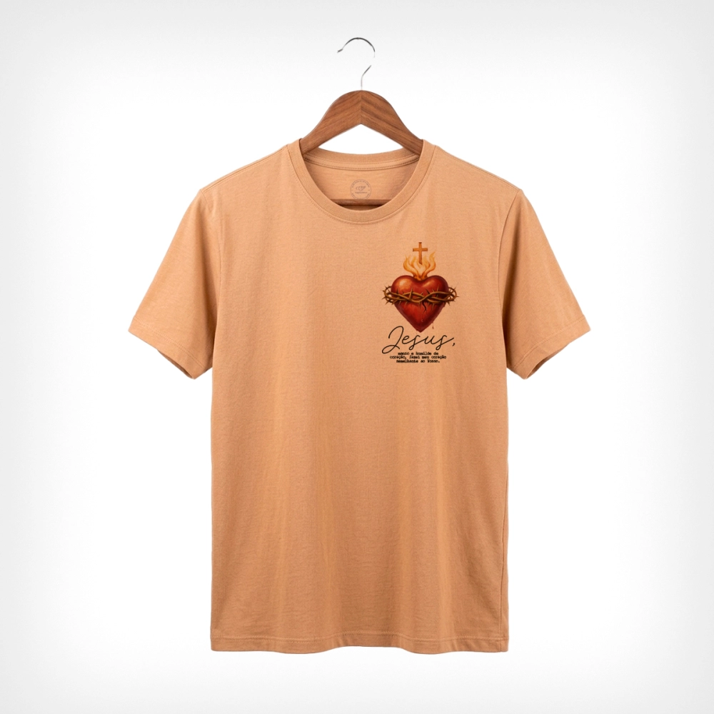Camiseta Sagrado Coração de Jesus Camiseta Sagrado Coração de Jesus