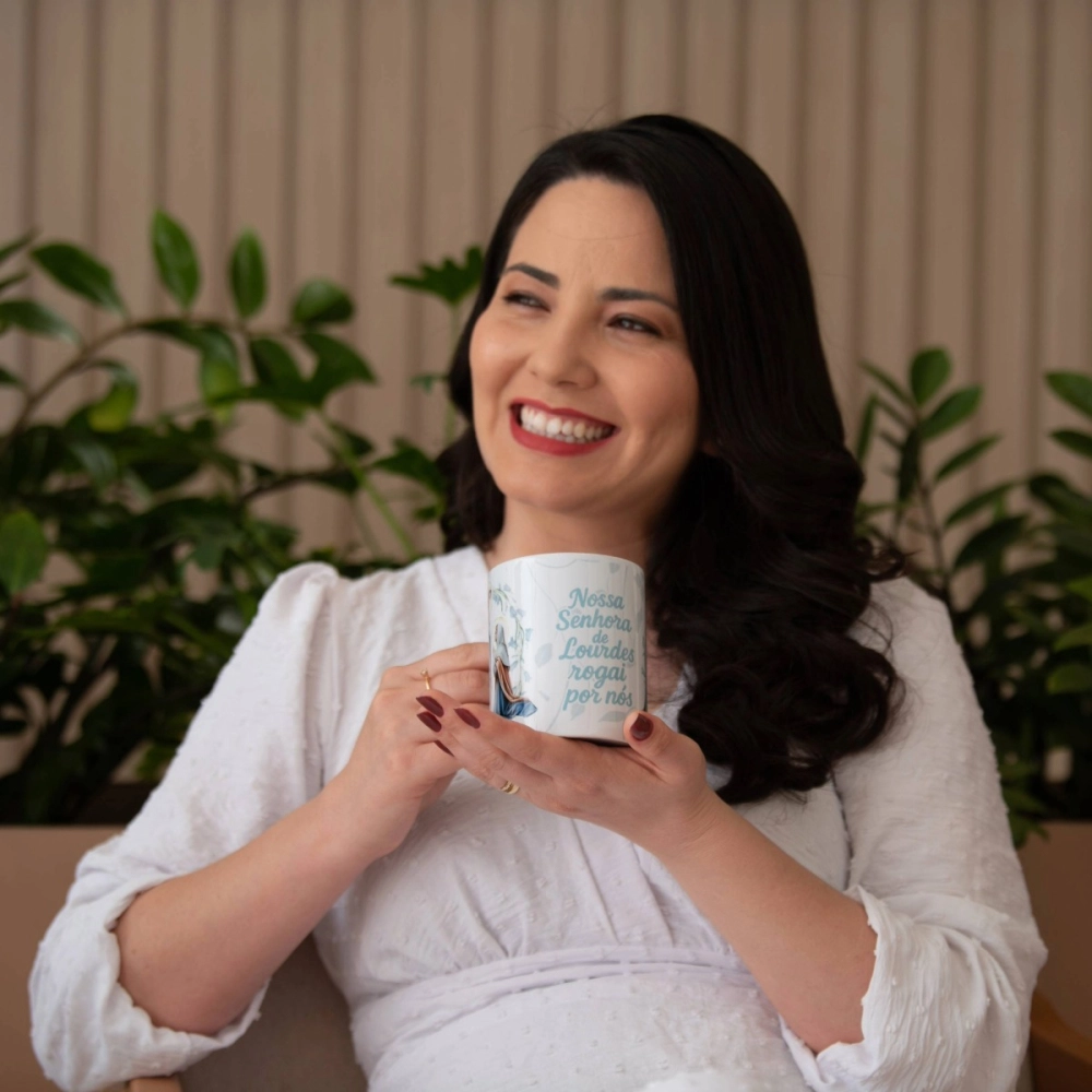 Caneca Nossa Senhora de Lourdes