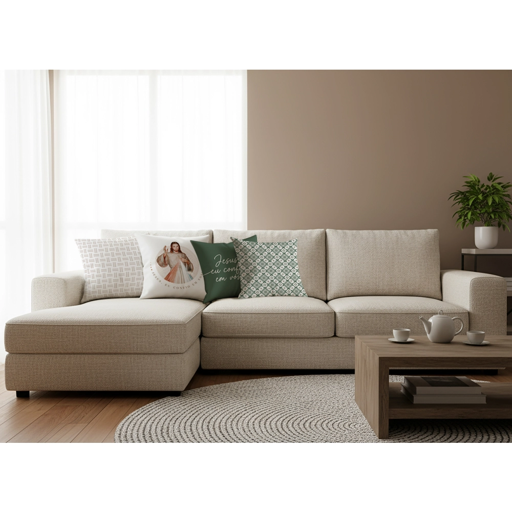 Capa de Almofada Jesus Misericordioso Capa de Almofada Jesus Misericordioso