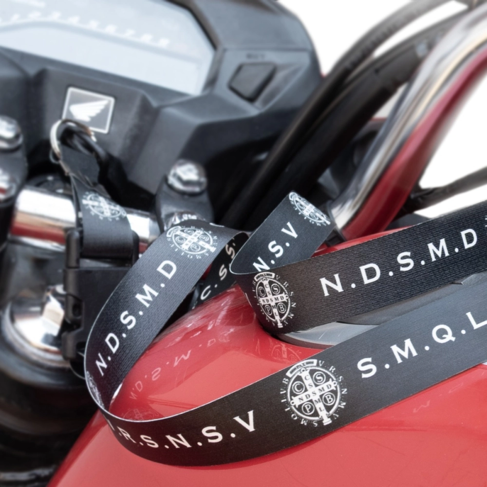 Chaveiro Cordão São Bento Pescoço e Moto