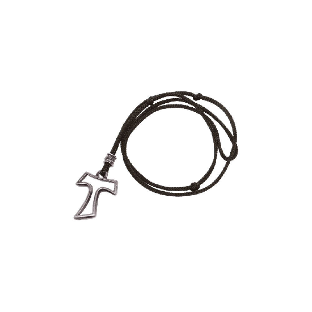 Cordão Tau Prata Envelhecida Cordão Tau Prata Envelhecida