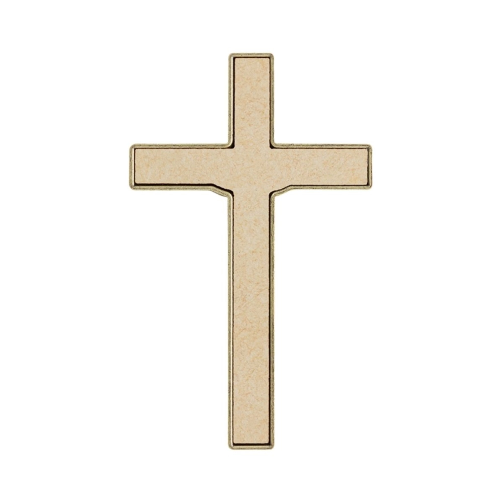 Crucifixo de Metal - Ouro Velho 9 cm Crucifixo de Metal - Ouro Velho 9 cm