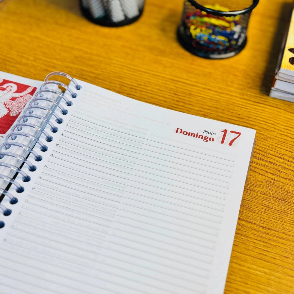 Diário Bíblico Capa Cristal Nossa Senhora de Fátima Diário Bíblico Capa Cristal Nossa Senhora de Fátima